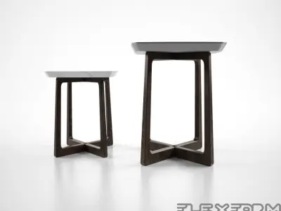Flexform Gipsy Sidetables 3D model