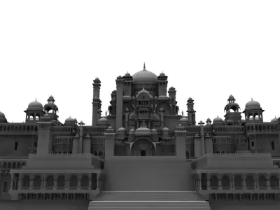 fort 3d model castle 3D model