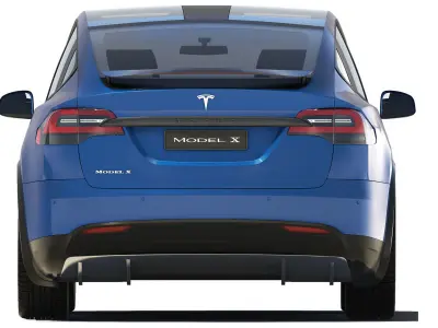 Tesla Model X 2021 3D model