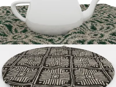 Rugs No 561 Low-poly 3D model