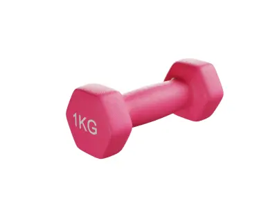 1 Kg Dumbbell 3D model