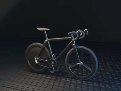 Speed rancing bike Miniature 3D print model