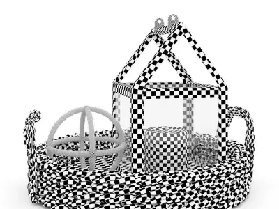 Decoration Set - Livingroom 06 3D model