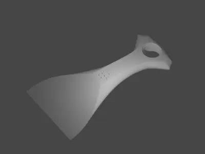 Ice Scraper 001 3D print model