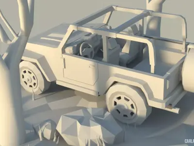 the best car 3D module 3D print model