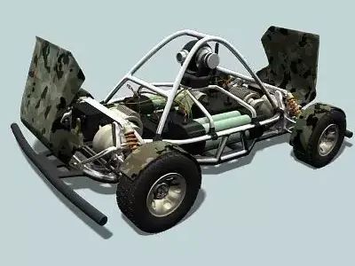 Autonomous Robot Car  3D model