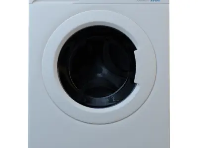 Washer Indesit 81282L Low-poly 3D model