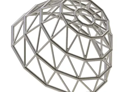 Exquisite Steel Dome Structure 3D print model