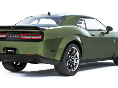 Dodge Challenger SRT Hellcat Red Eye 2021 3D model