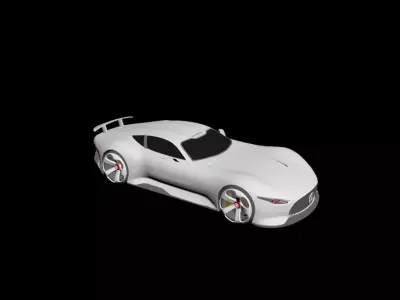 Mercedes Benz concept car 3D model 3D model