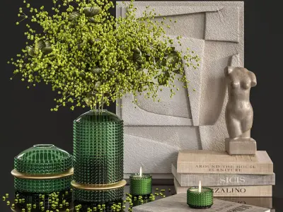 Decor set 002 3D model