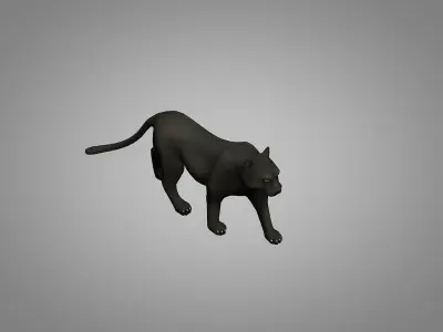 Panther Low-poly 3D model