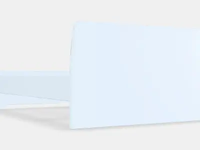ASKVOLL Bed frame 7 Low-poly 3D model