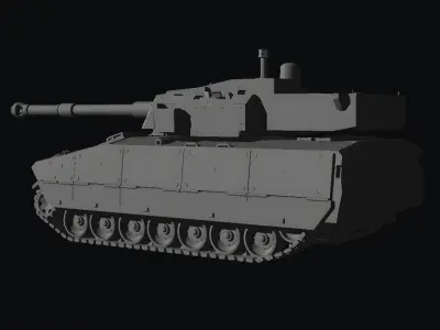 Otokar tulpar medium tank 3D print model