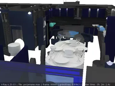 Render 3dmax Low-poly 3D model