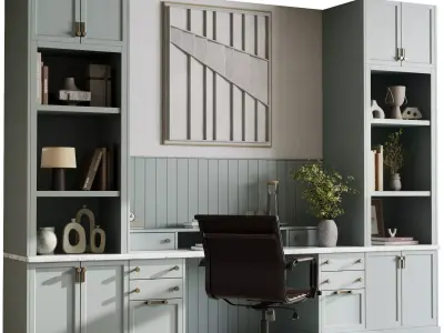 Boss Desk - Office Furniture 75  3D model