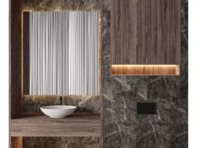 Luxury Bathroom 39 3D model