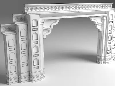 Indian Entry Gate 3D model