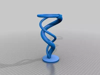 Helix Vase 5 Free 3D print model