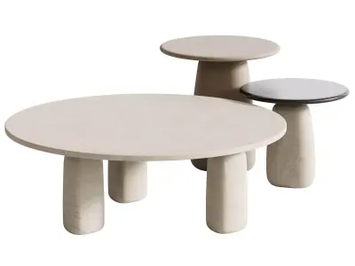 Poliform Strata Coffee Tables 3D model