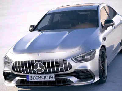 Mercedes AMG GT53 2019 3D model