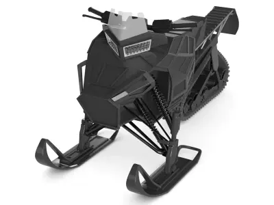 Ice Racing Vehicle 3D model