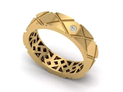 Band Ring 3D print model purchase