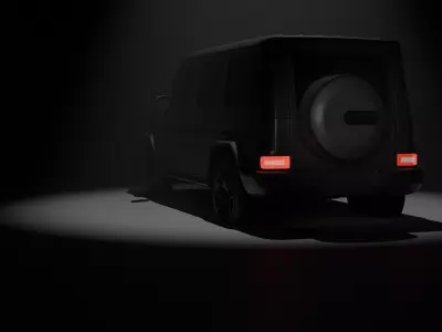High Poly Mercedes G-Wagon 3D Model for Rendering and Animation 3D model