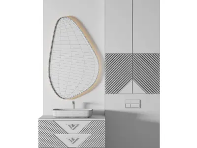 Luxury Bathroom 107 3D model