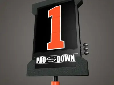 Football Chain Set 3D model