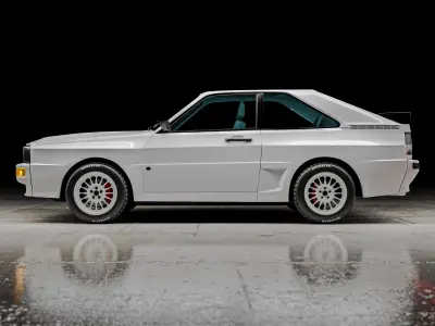 Audi Quattro SWB 3D Model 3D model
