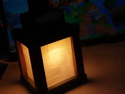 MINECRAFT LAMP 3D print model