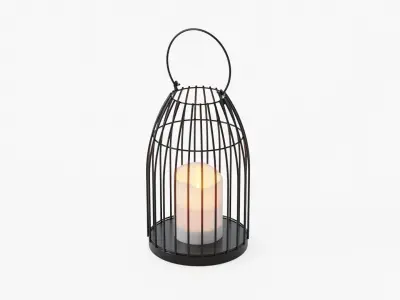 lantern collection candle in glass