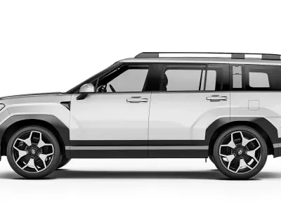 Hyundai Santa Fe 2024 3D model