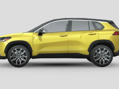 Toyota Corolla Cross Hybrid 2023 Low-poly 3D model by slowpoly
