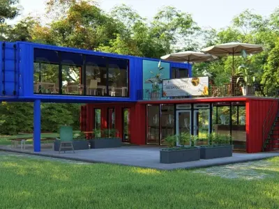 Mobile library 3D model