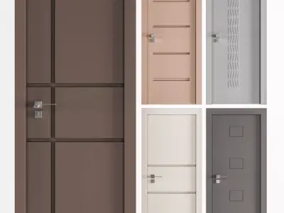 door pvc 01 3D model