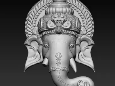 Ganesha Idol 3D Printable model 15 3D print model