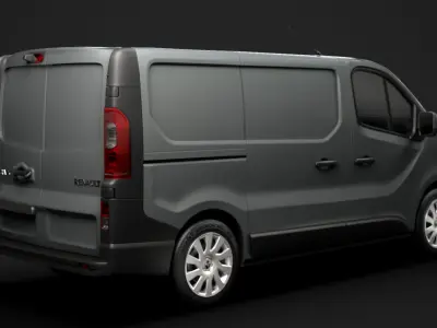 Renault Trafic Van 2020 3D model