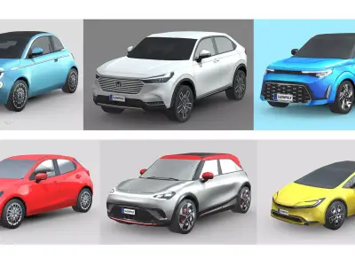 Low-Poly Car Pack 006 - City Cruiser