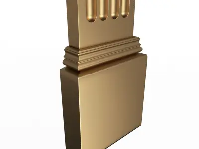 Column Capital 0603 Low-poly 3D model