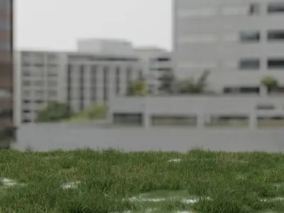 BUGHATTI VEYRON SCIFI and grass 3D model