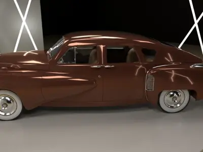 Tucker Torpedo 1948 3D model