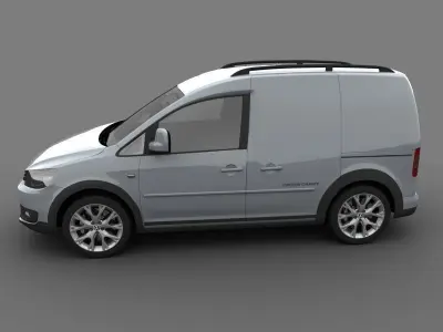 Volkswagen Cross Caddy Kasten 2013 3D model