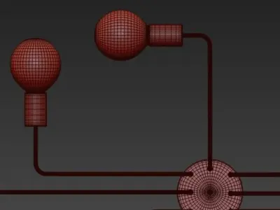 LASHA max chandelier 3D model
