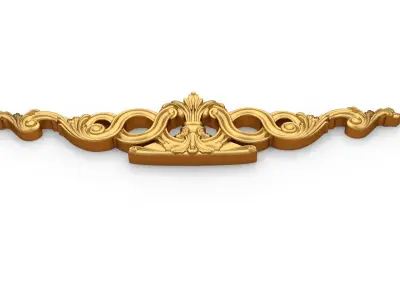 Classic carved decor ornament 403  3D model