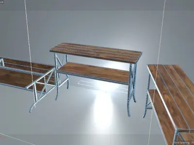 table 01 Free low-poly 3D model