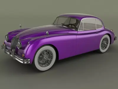 Jaguar XK150 Coupe 3D model