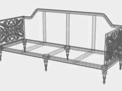 Carved chester for cnc 16 3D model