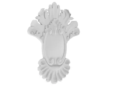 Cartouche Ornament 015 3D model